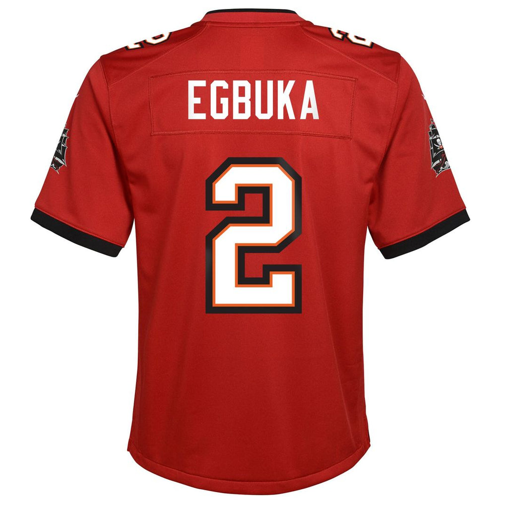 Emeka Egbuka Tampa Bay Buccaneers Youth Team Game Jersey - Orange
