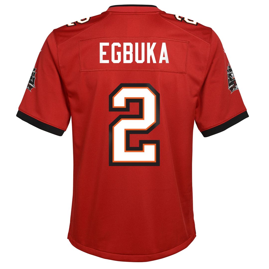 Emeka Egbuka Tampa Bay Buccaneers Youth Team Game Jersey - Orange