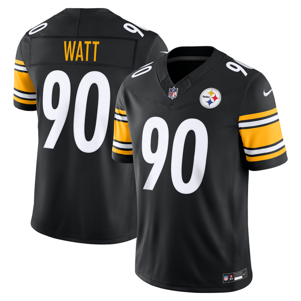 T.J. Watt Pittsburgh Steelers Team Vapor F.U.S.E. Stitched Limited Jersey - Black