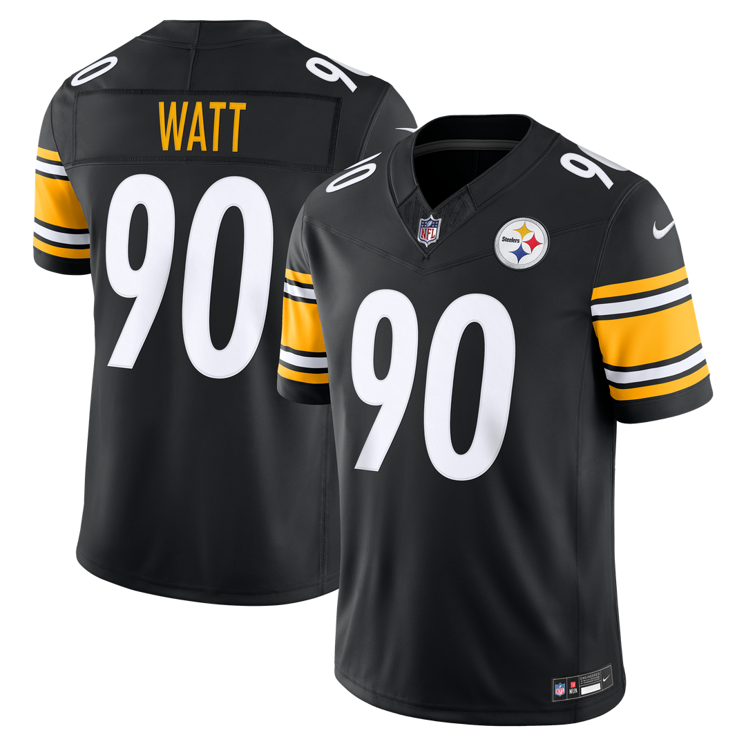 T.J. Watt Pittsburgh Steelers Team Vapor F.U.S.E. Stitched Limited Jersey - Black