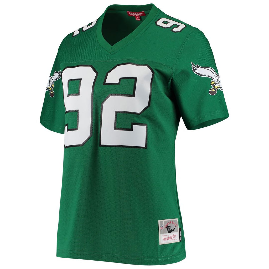 Reggie White Philadelphia Eagles Women's 1990 Legacy Replica Jersey - Kelly Green