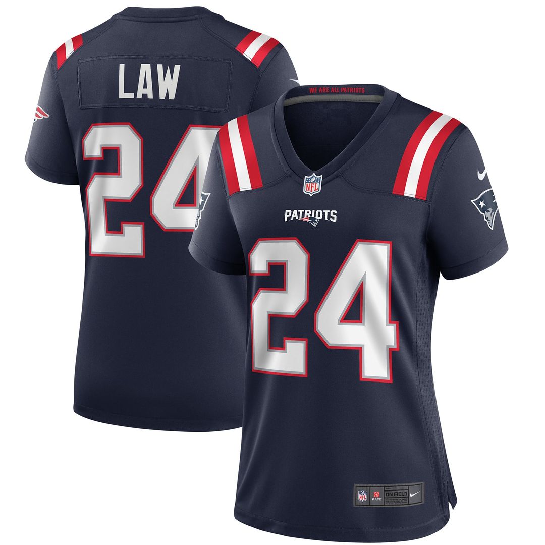 Ty Law New England Patriots Women's Retired Game Jersey - Red