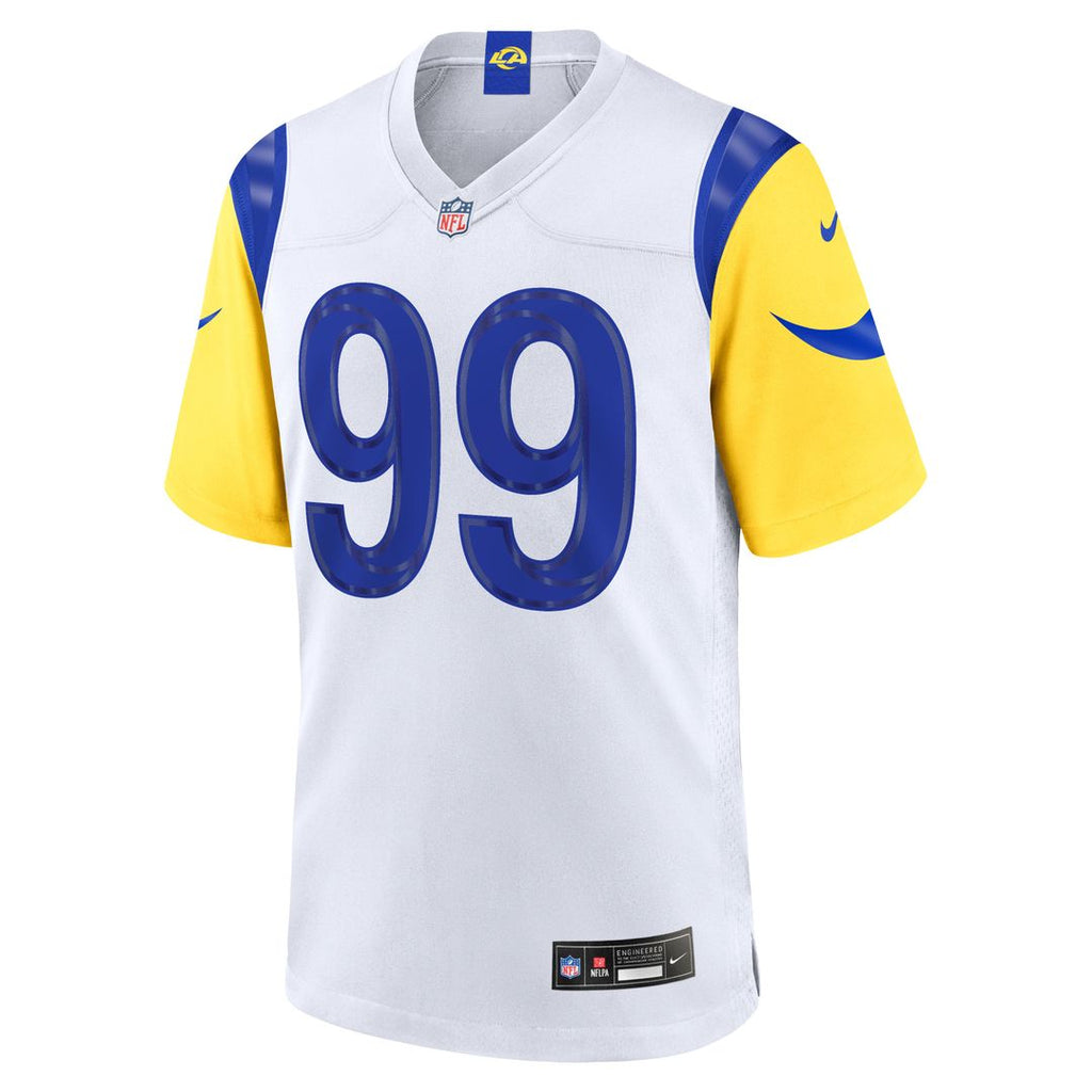 Aaron Donald Los Angeles Rams Game Jersey - White