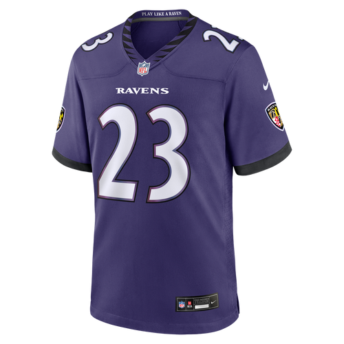 Adam Randall Baltimore Ravens Team Game Jersey - Purple