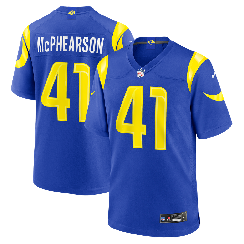Zech McPhearson Los Angeles Rams Team Game Jersey - Royal