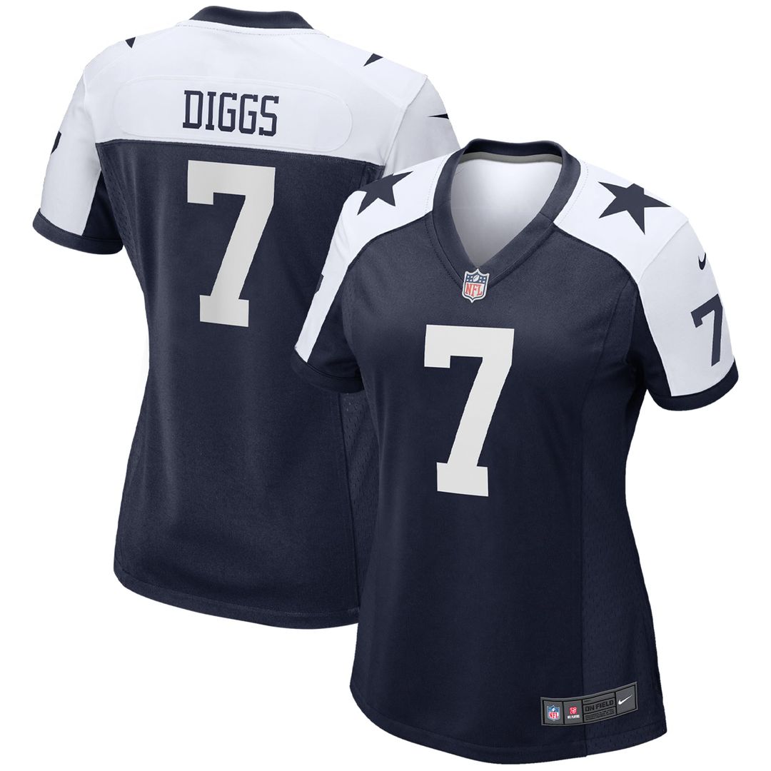 Trevon Diggs Dallas Cowboys Women's Alternate Game Jersey - Navy