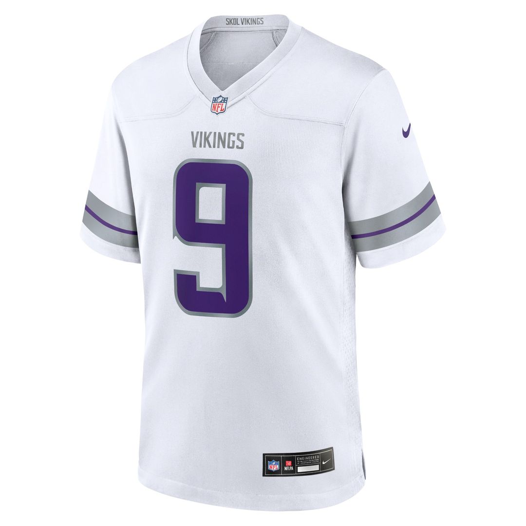 J.J. McCarthy Minnesota Vikings Youth Game Jersey - Purple