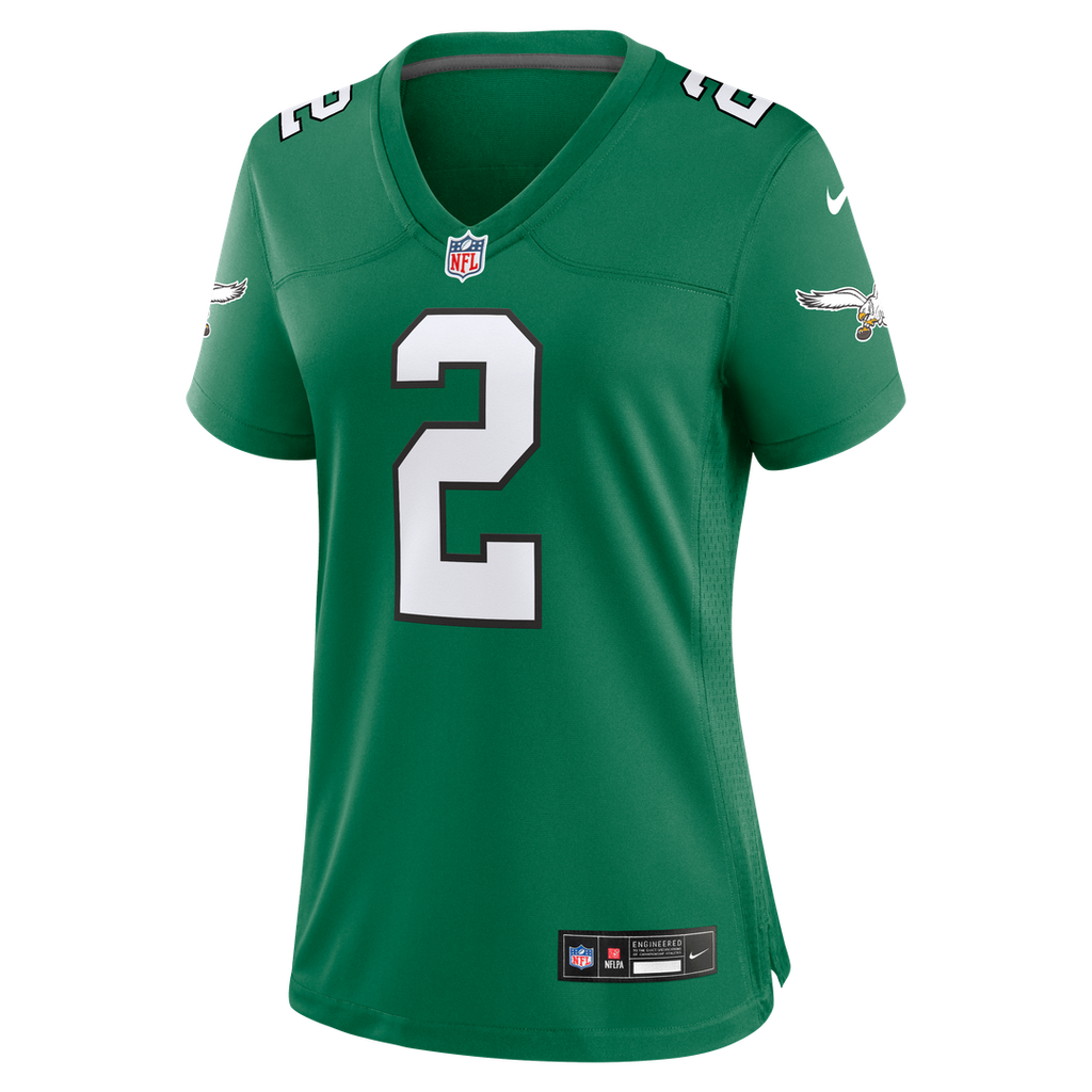 Tariq Woolen Philadelphia Eagles Women's Alternate Game Jersey - Kelly Green