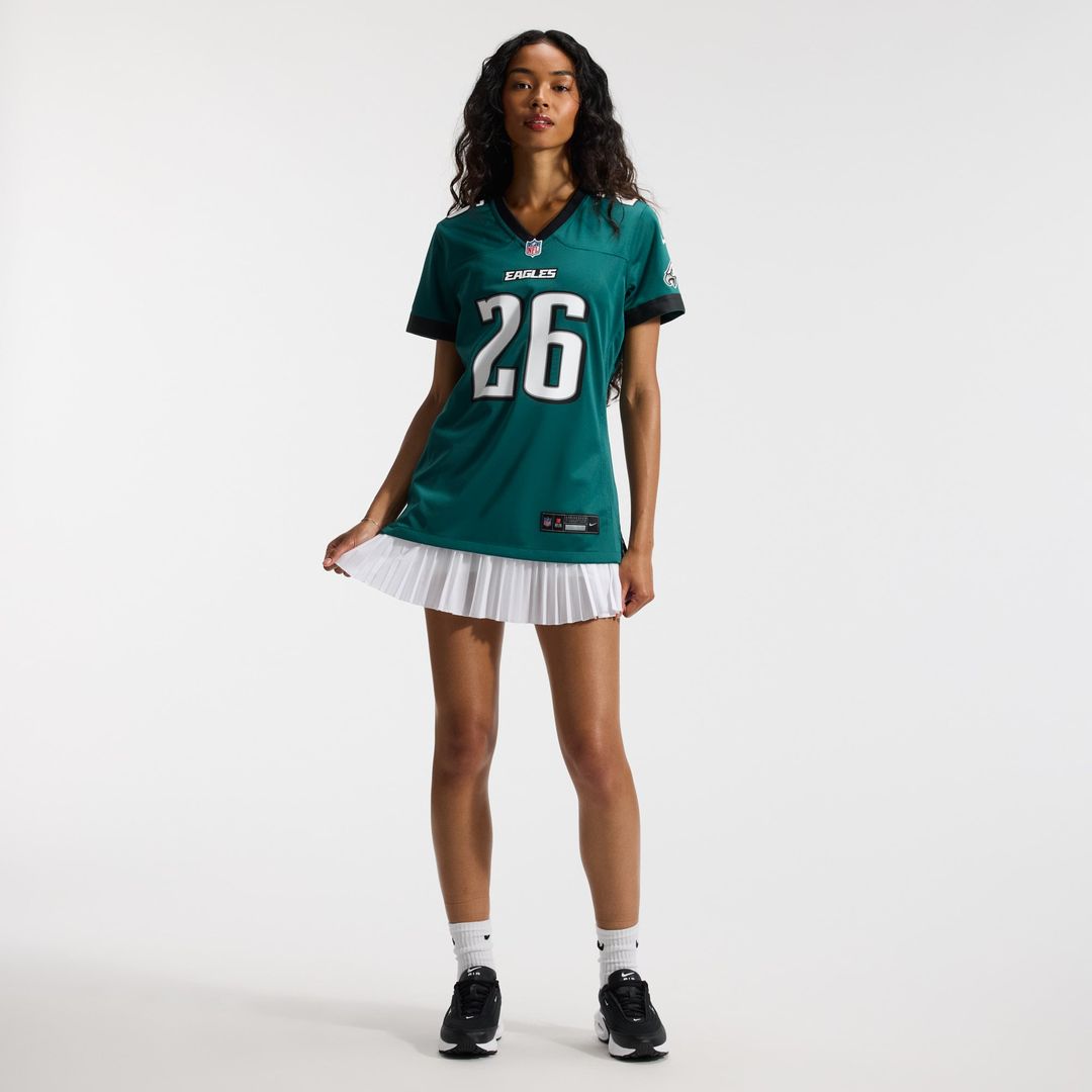 Saquon Barkley Philadelphia Eagles Women's Team Game Jersey - Midnight Green