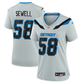 Penei Sewell Detroit Lions Women's 2026 Rivalries Collection Game Jersey - Silver