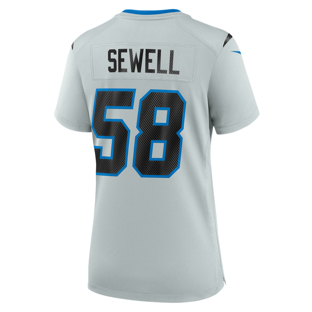 Penei Sewell Detroit Lions Women's 2026 Rivalries Collection Game Jersey - Silver
