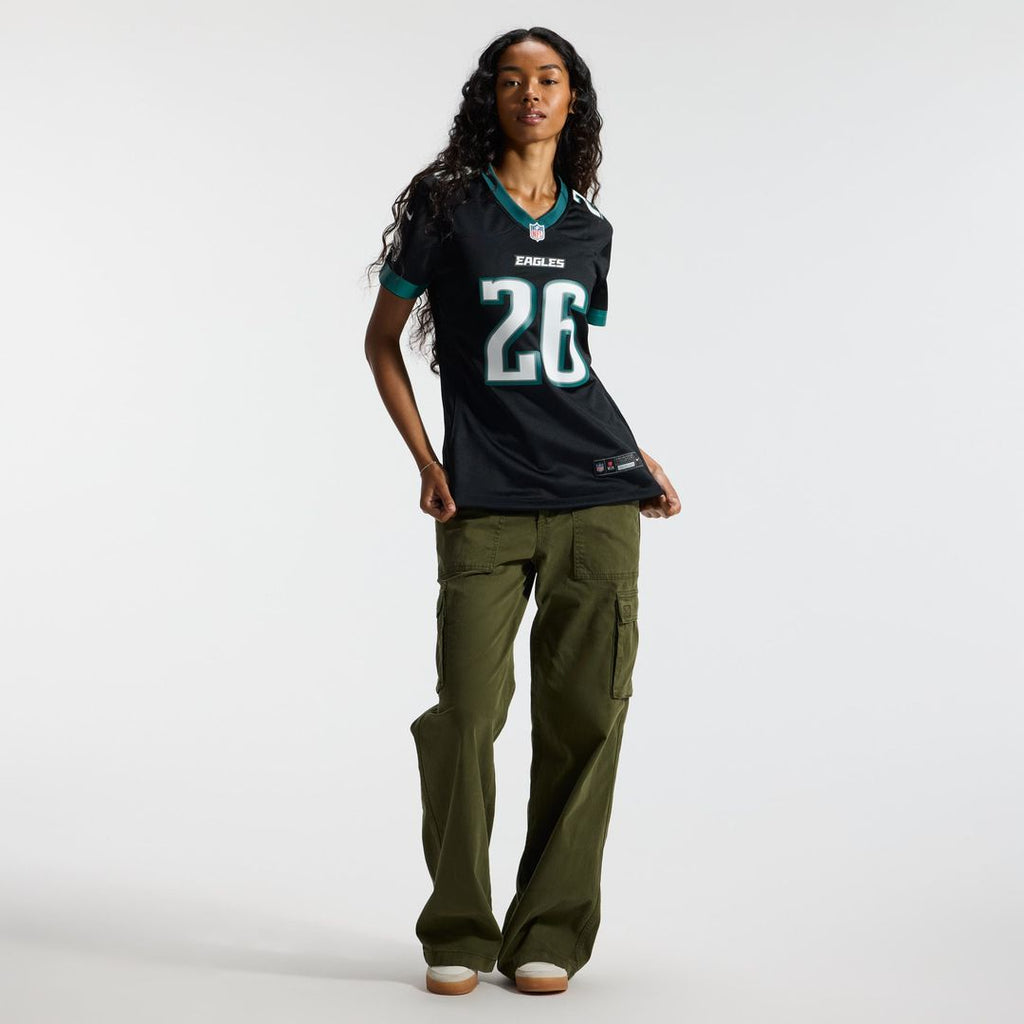 Saquon Barkley Philadelphia Eagles Women's Team Game Jersey - Midnight Green