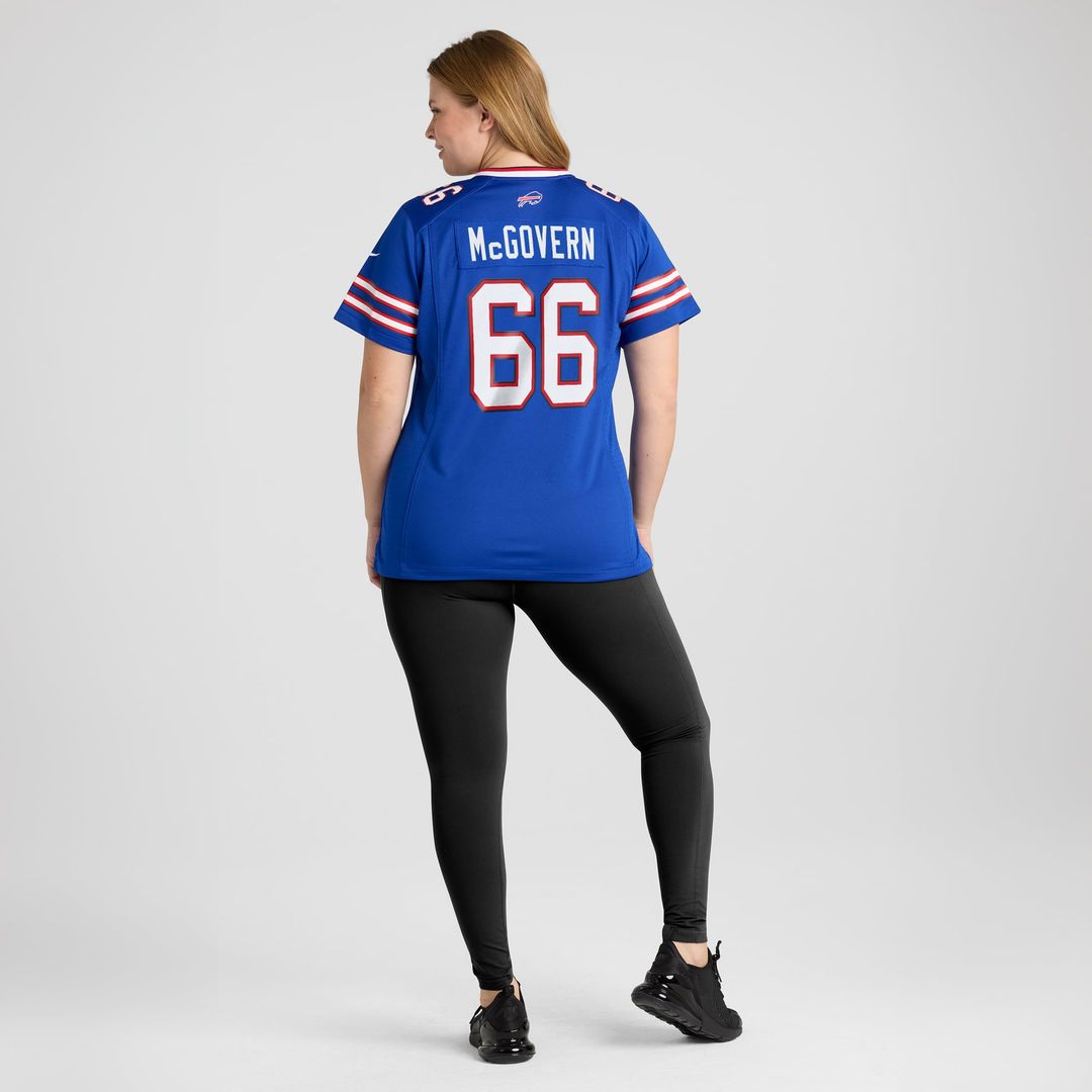 Connor McGovern Buffalo Bills Women's Game Player Jersey - Royal