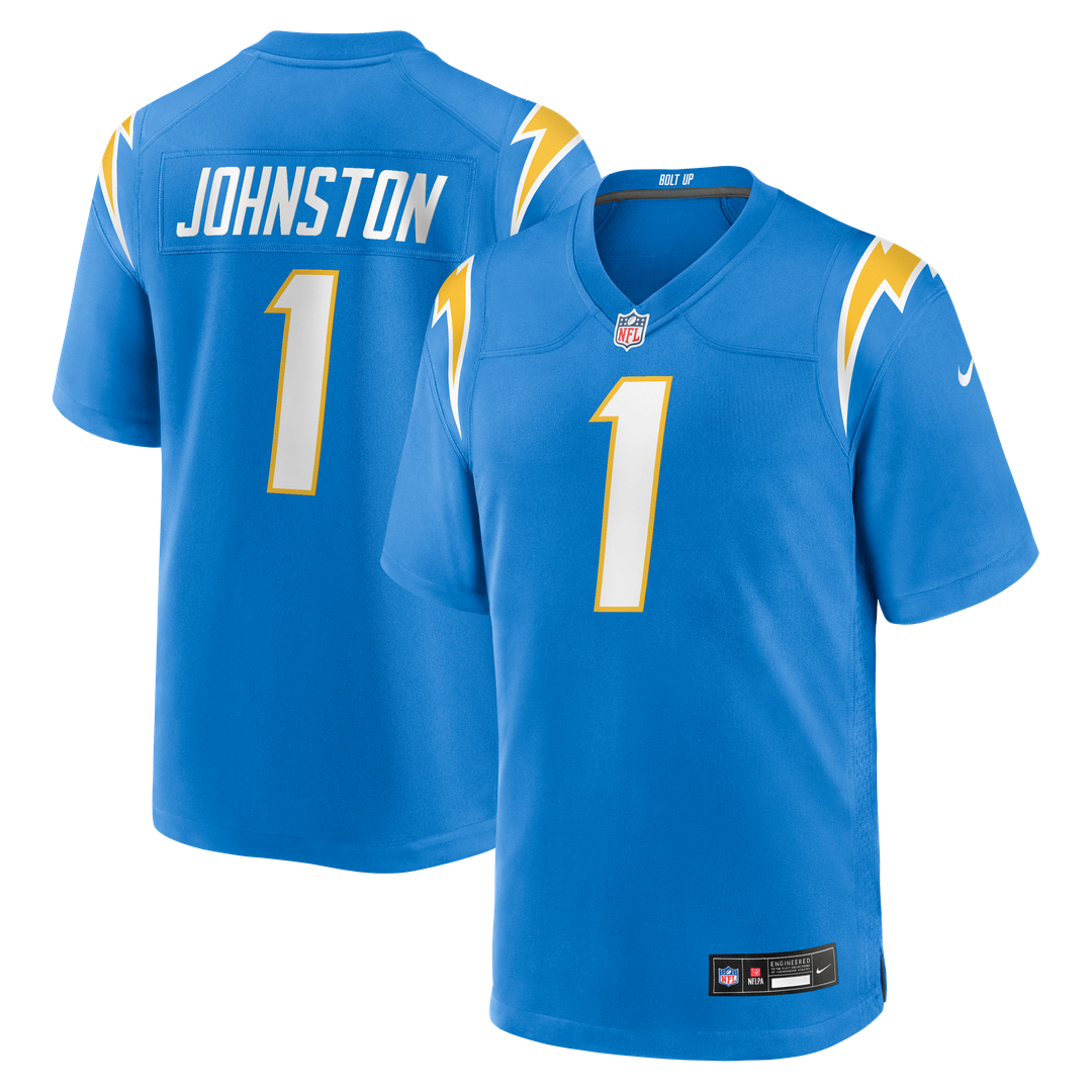 Quentin Johnston Los Angeles Chargers Game Player Jersey - Powder Blue