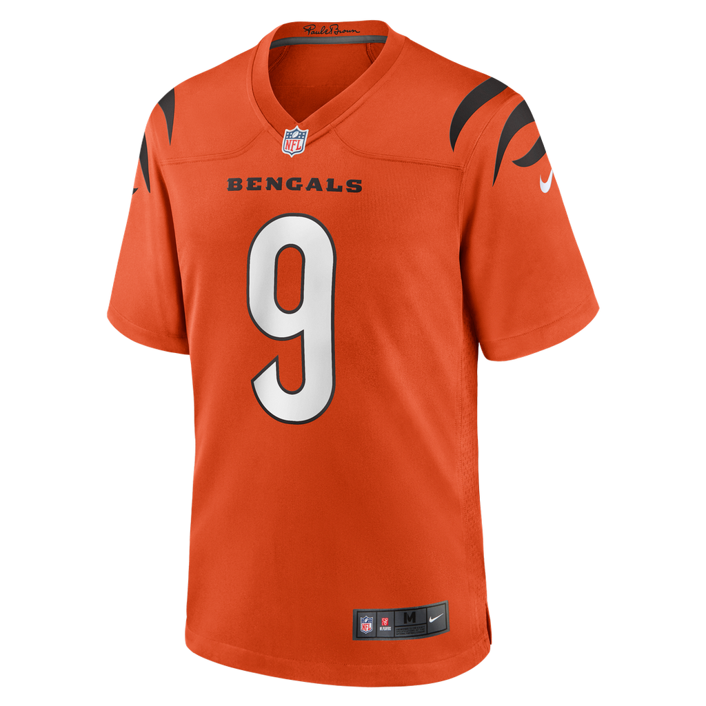 Joe Burrow Cincinnati Bengals Alternate Game Jersey - Orange