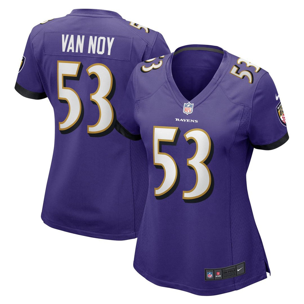Kyle Van Noy Baltimore Ravens Women's Game Jersey - Purple
