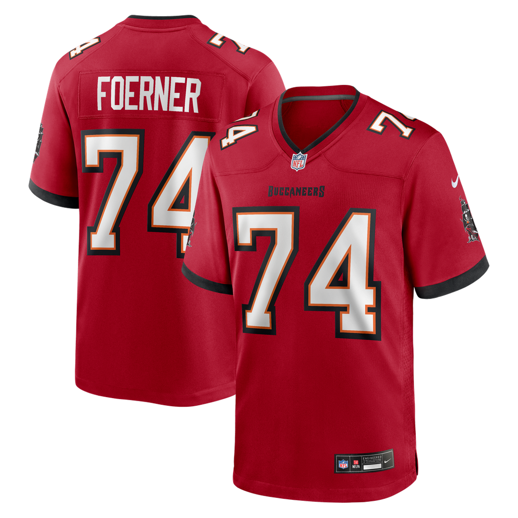 Marshall Foerner Tampa Bay Buccaneers Team Game Jersey - Red