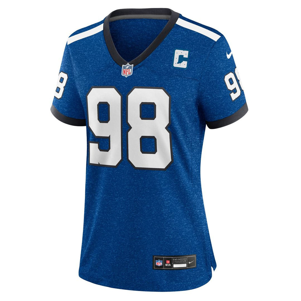 Tony Siragusa Indianapolis Colts Women's Game Retired Player Jersey - Royal
