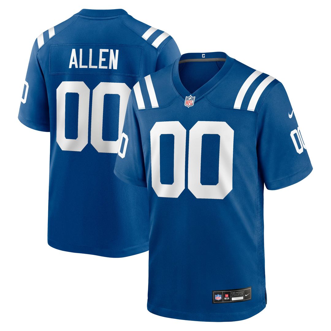 CJ Allen Indianapolis Colts Game Jersey - Royal