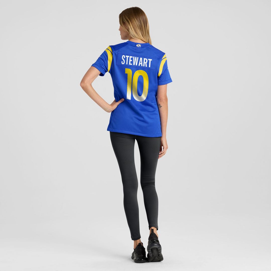 Josaiah Stewart Los Angeles Rams Women's Team Game Jersey - Royal