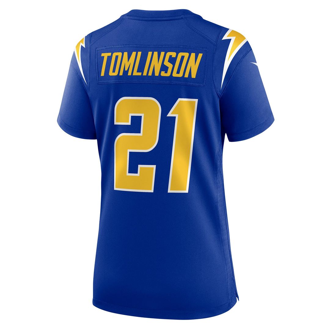 LaDainian Tomlinson Los Angeles Chargers Women's Retired Game Jersey - Royal