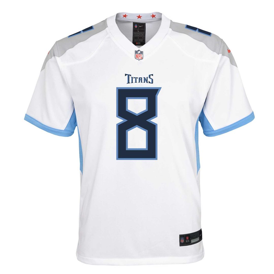 Will Levis Tennessee Titans Youth Game Jersey - Light Blue