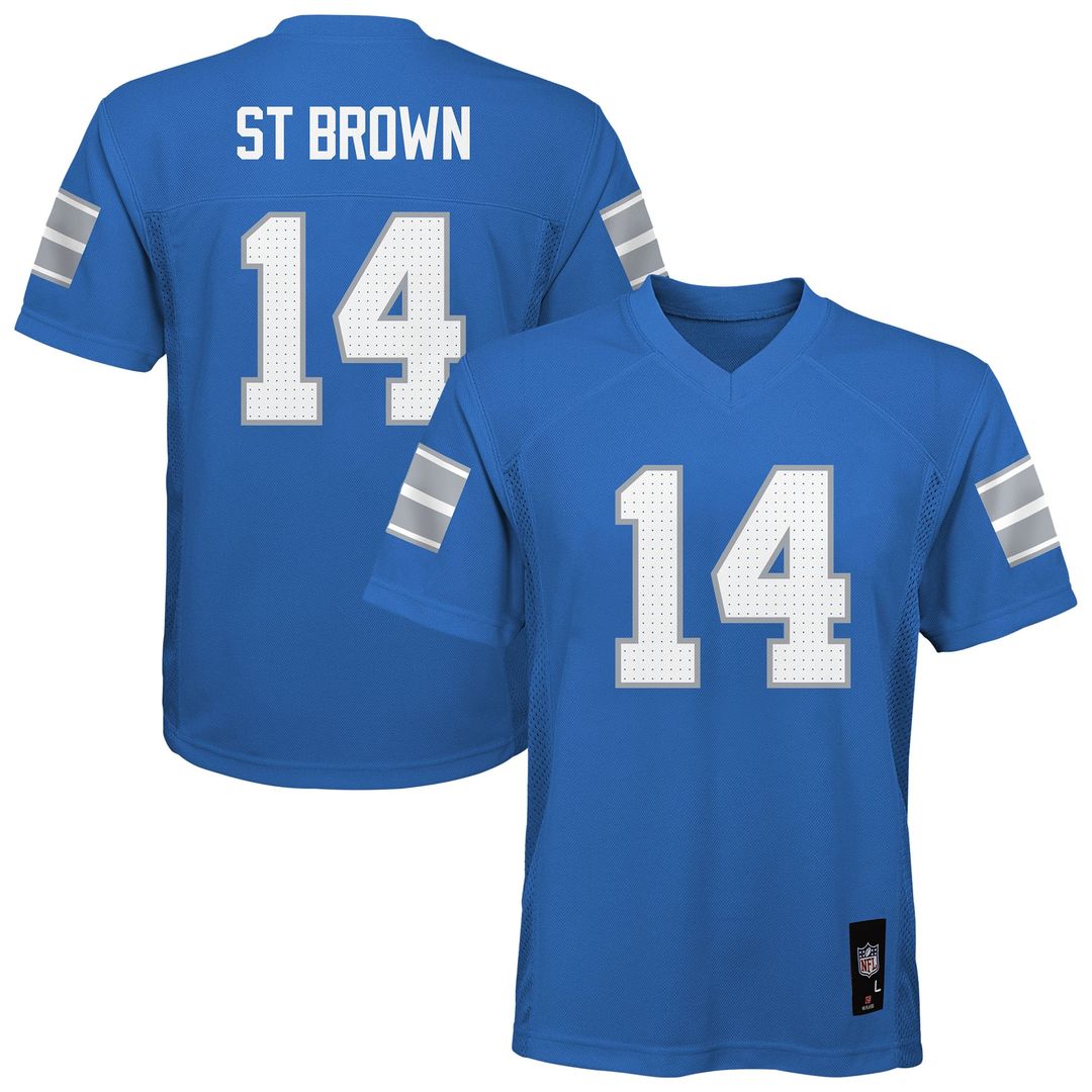 Amon - Ra St. Brown Detroit Lions Outerstuff Preschool Replica Player Jersey - Blue