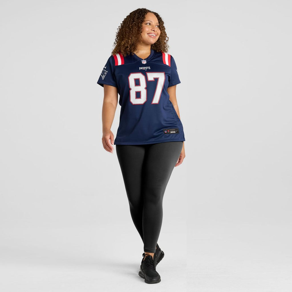 Rob Gronkowski New England Patriots Women's Team Retired Player Game Jersey - Navy