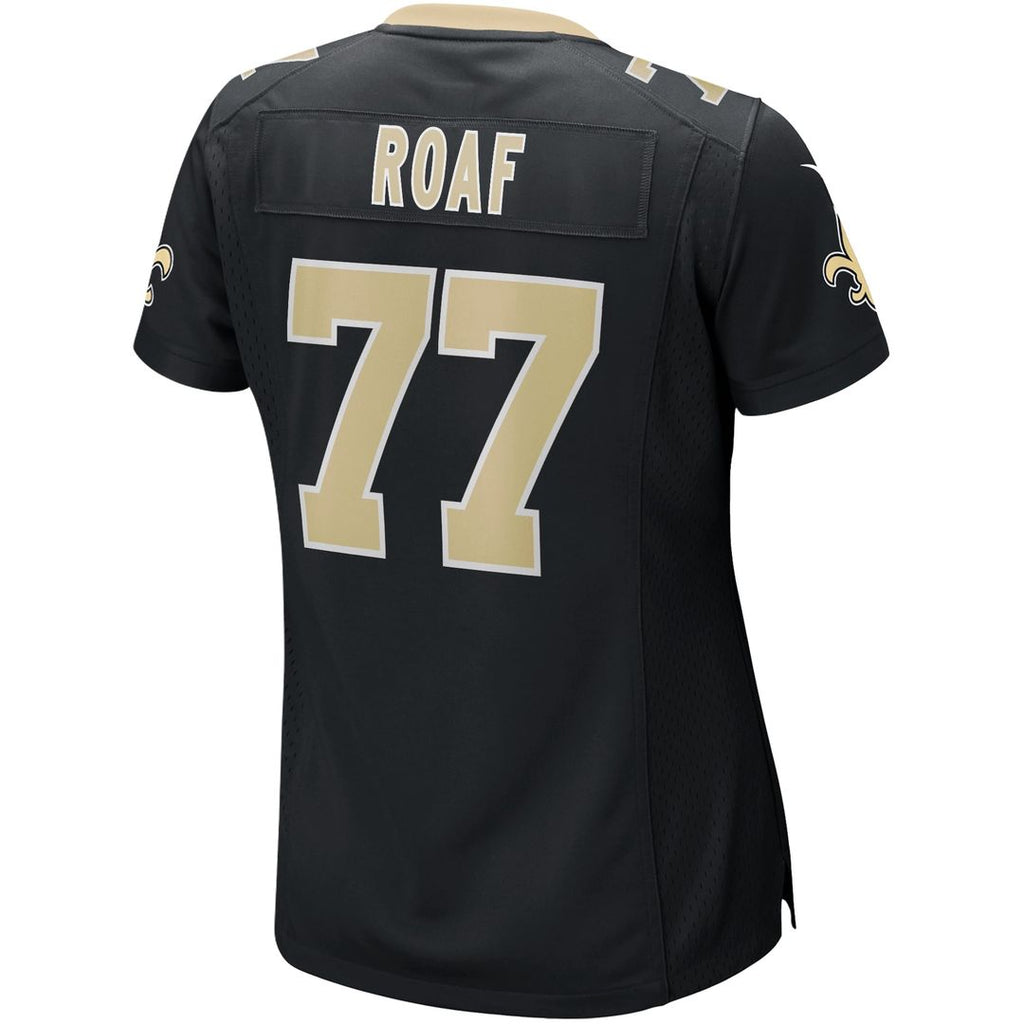 Willie Roaf New Orleans Saints Women's Game Retired Player Jersey - Black