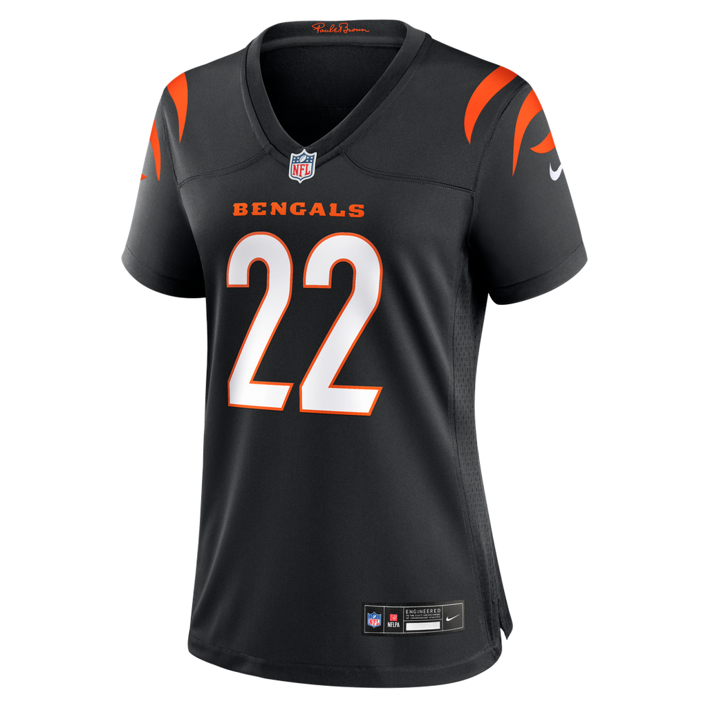 Russ Yeast Cincinnati Bengals Women's Team Game Jersey - Black