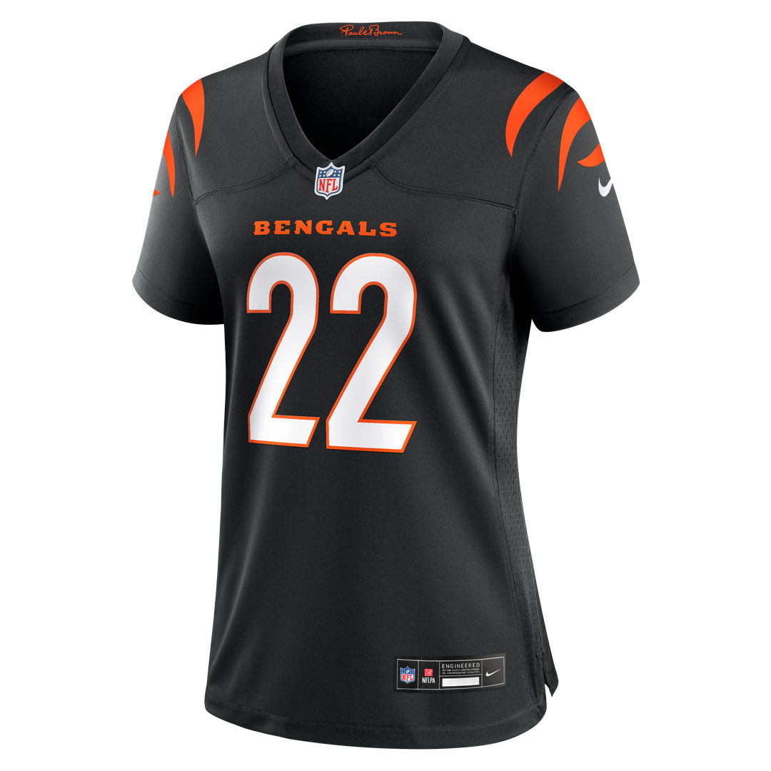 Russ Yeast Cincinnati Bengals Women's Team Game Jersey - Black