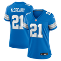 Roger McCreary Detroit Lions Women's Team Game Jersey - Blue
