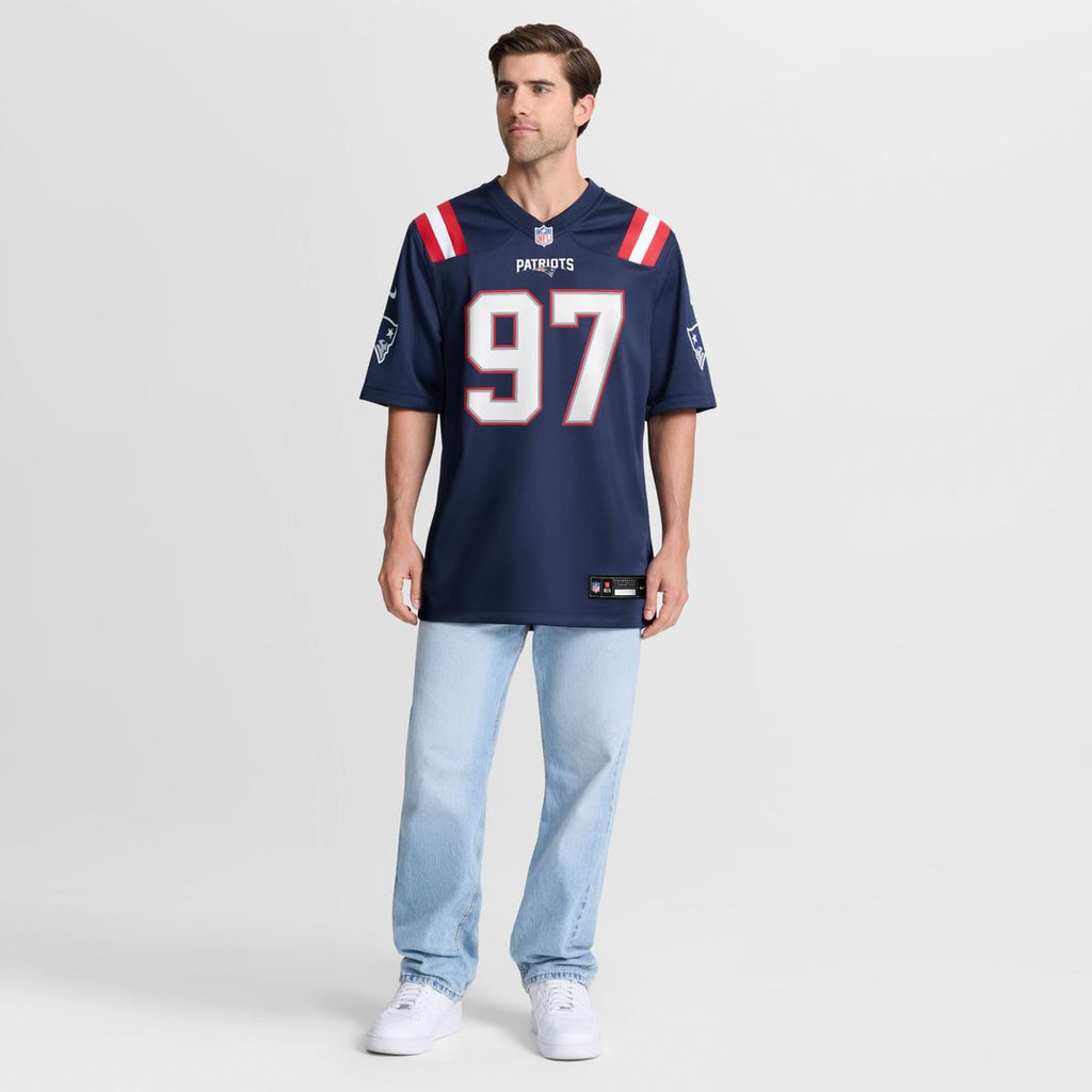 Milton Williams New England Patriots Team Game Jersey - Navy