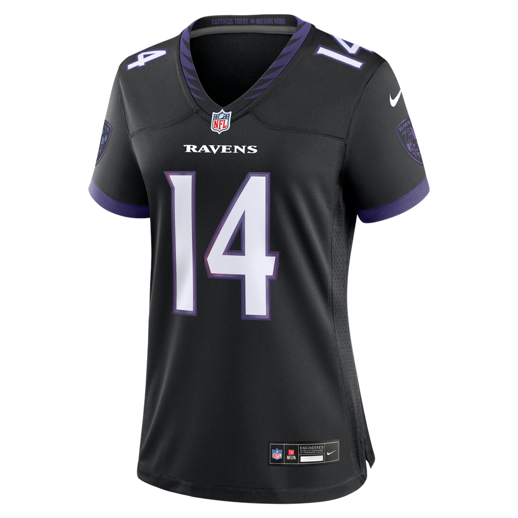 Kyle Hamilton Baltimore Ravens Women's Alternate Game Jersey - Black