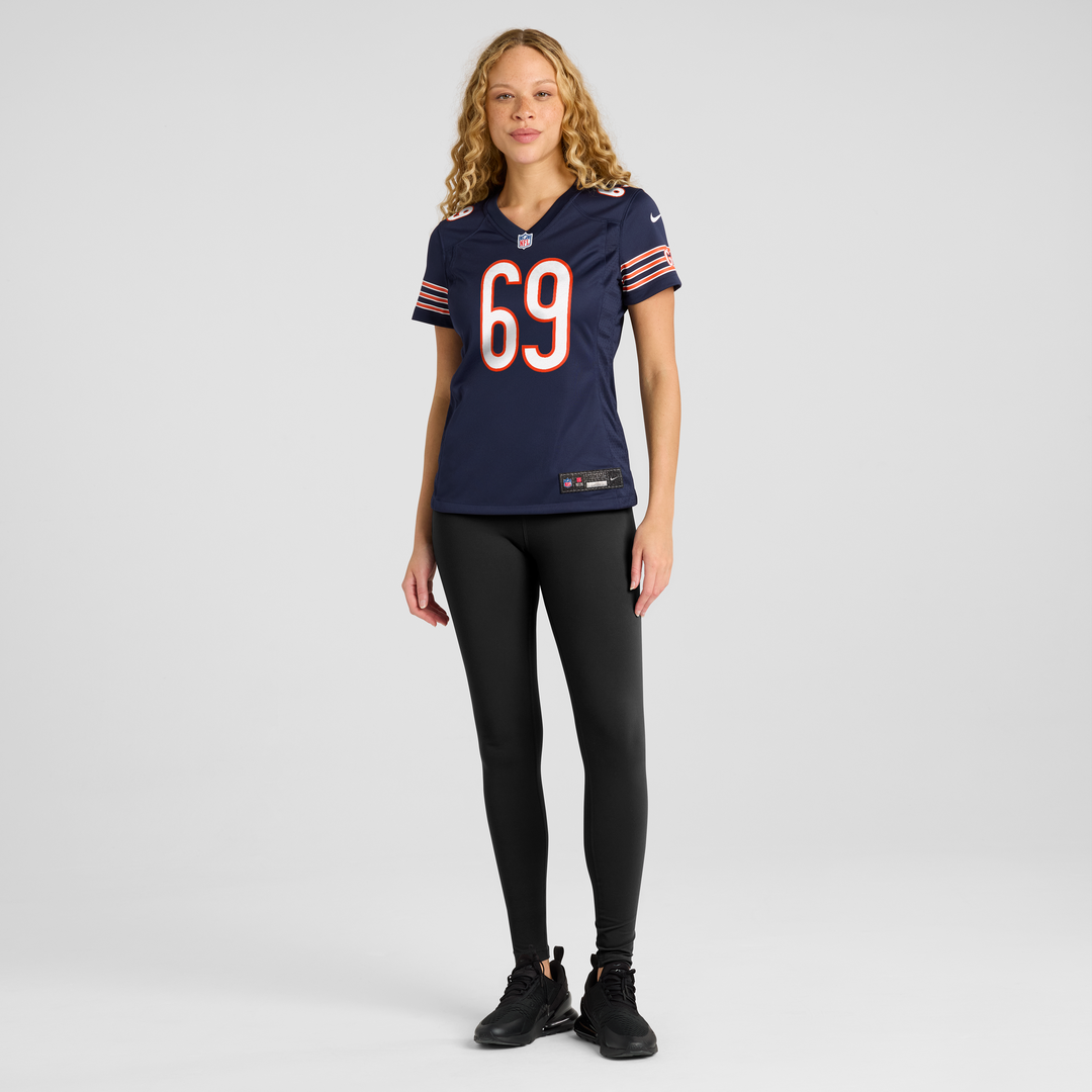 Jeremiah Martin Chicago Bears Women's Team Game Jersey - Navy