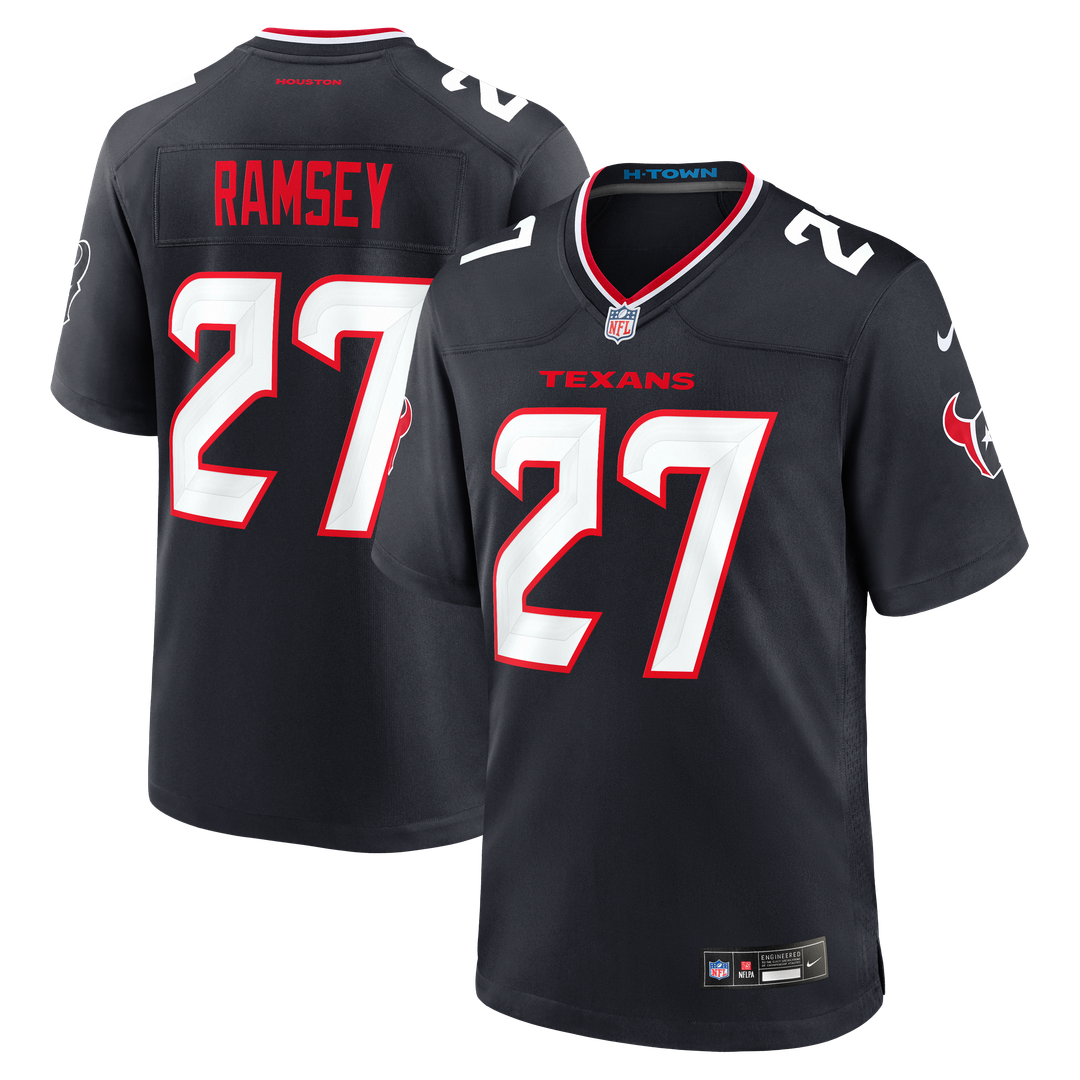 Kamari Ramsey Houston Texans Team Game Jersey - Navy