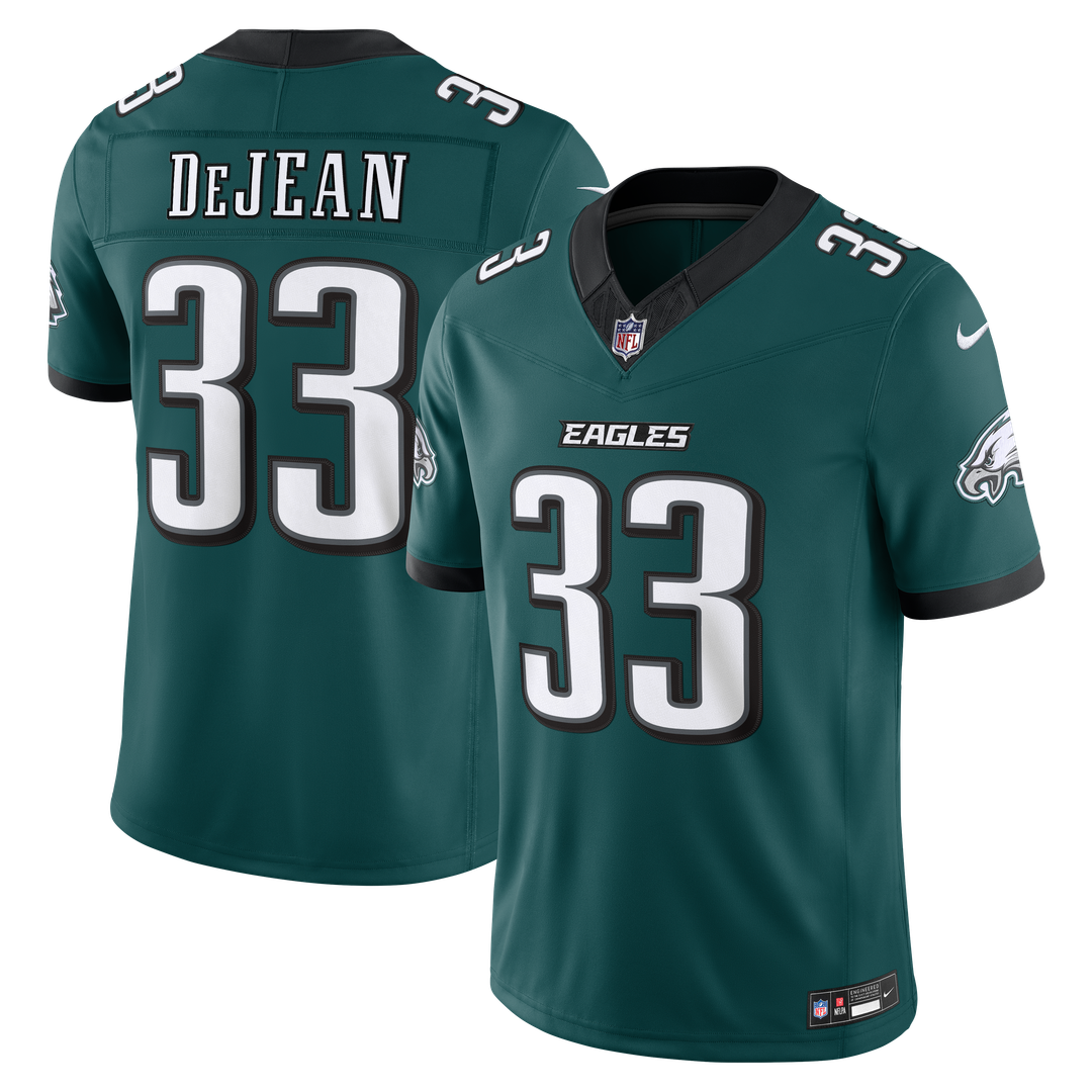 Cooper DeJean Philadelphia Eagles Team Vapor F.U.S.E. Stitched Limited Jersey - Midnight Green