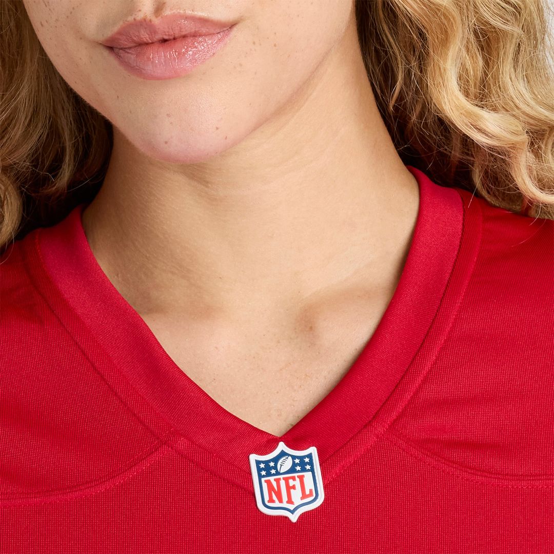 Deion Sanders San Francisco 49ers Women's Retired Player Game Jersey - Scarlet