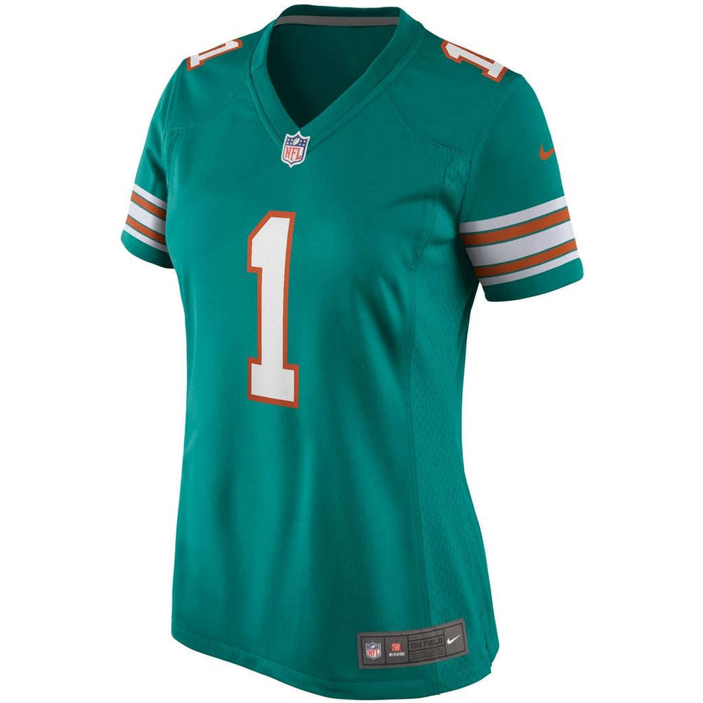 Tua Tagovailoa Miami Dolphins Women's Alternate Game Jersey - Aqua