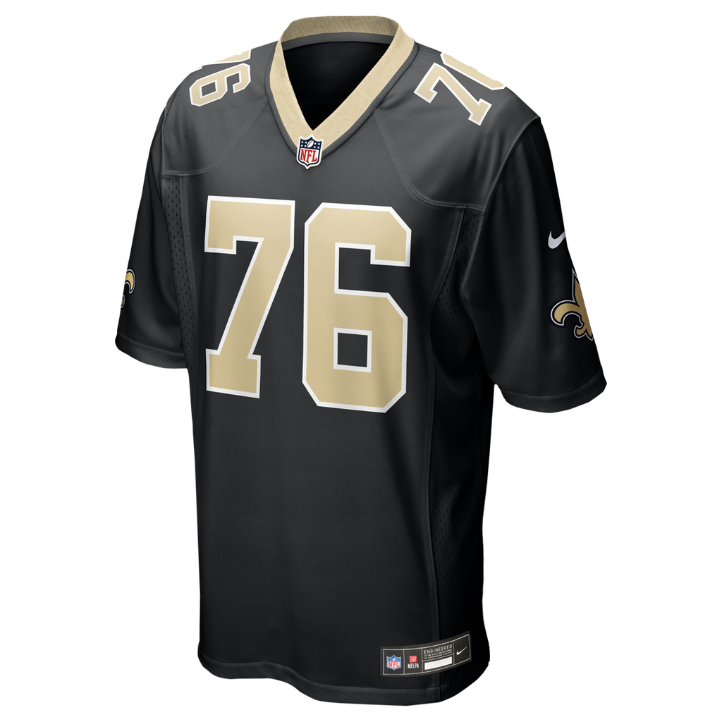 David Edwards New Orleans Saints Team Game Jersey - Black