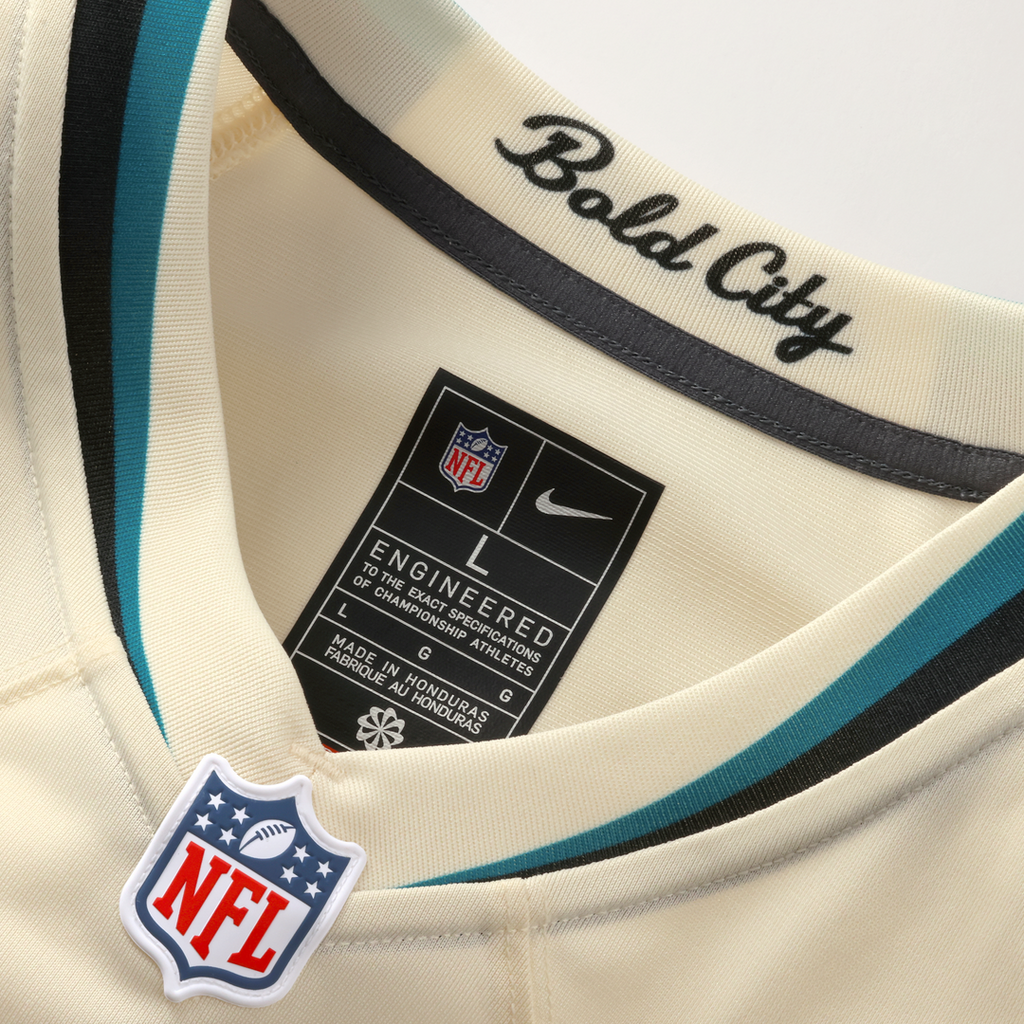 Travis Hunter Jacksonville Jaguars Women's 2026 Rivalries Collection Game Jersey - Natural
