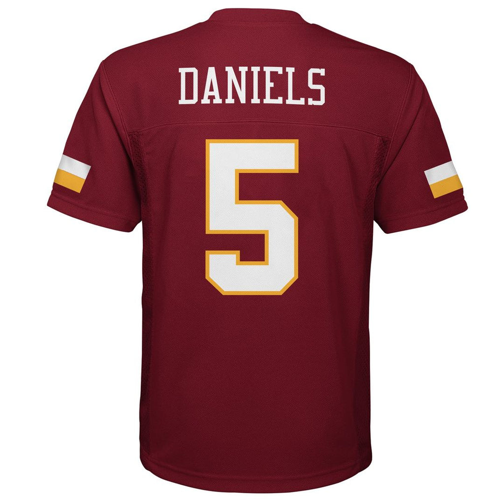 Jayden Daniels Washington Commanders Outerstuff Youth Team Replica Jersey - Burgundy