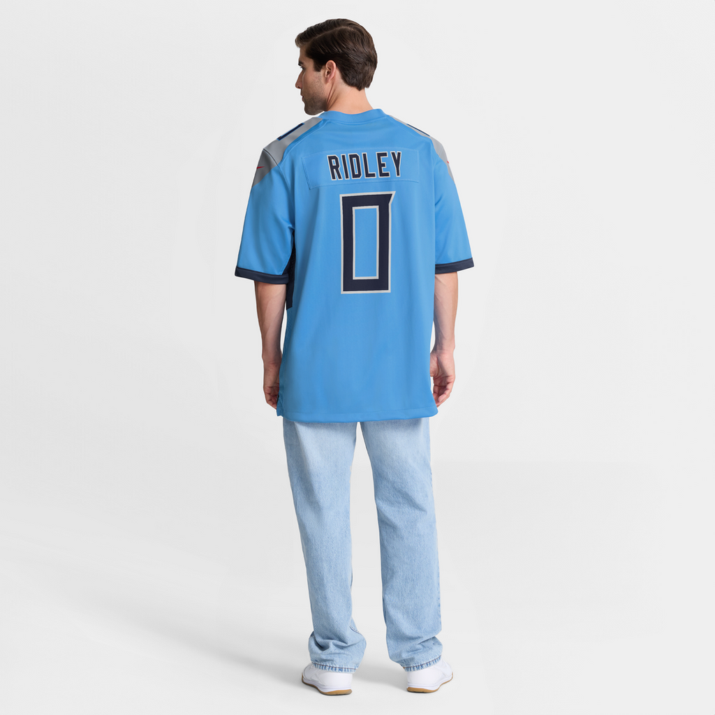 Calvin Ridley Tennessee Titans Game Player Jersey - Navy