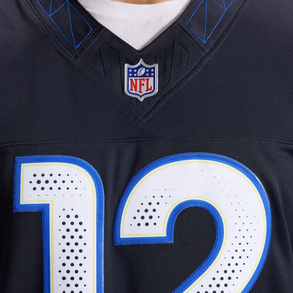 Puka Nacua Los Angeles Rams Rivalries Collection Stitched Limited Jersey - Dark Blue