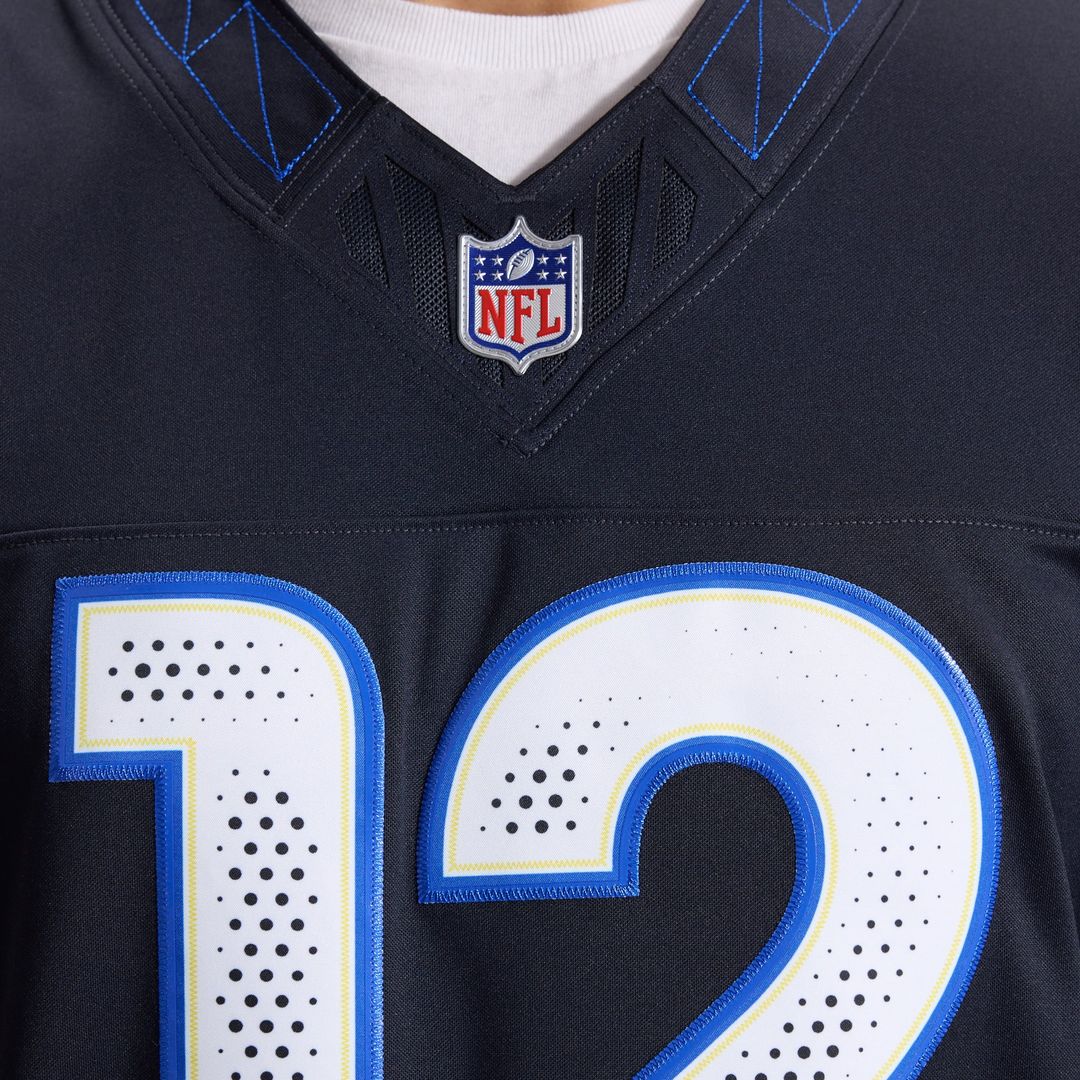 Puka Nacua Los Angeles Rams Rivalries Collection Stitched Limited Jersey - Dark Blue