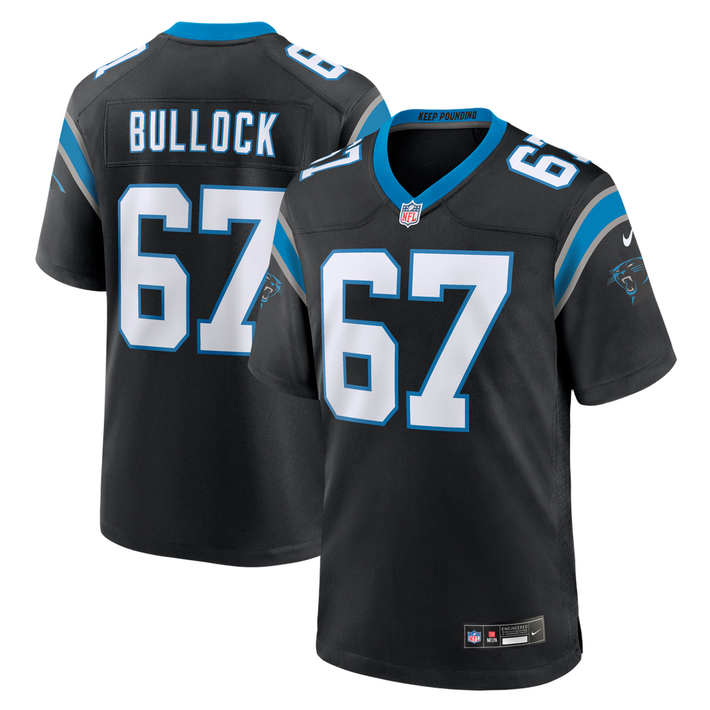 Corey Bullock Carolina Panthers Team Game Jersey - Black