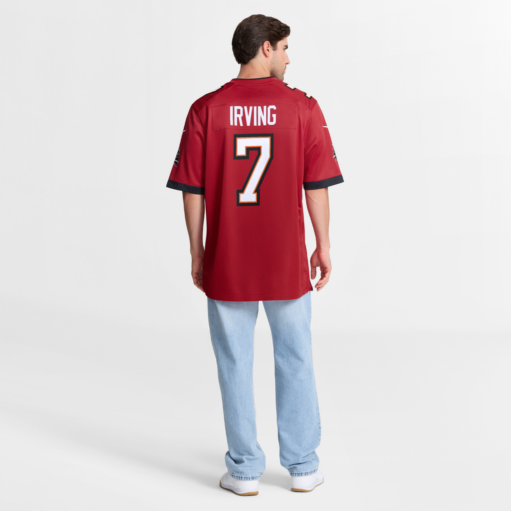 Bucky Irving Tampa Bay Buccaneers Alternate Game Jersey - Pewter