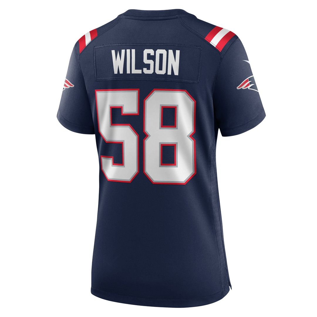 Jared Wilson New England Patriots Women's Team Game Jersey - Navy