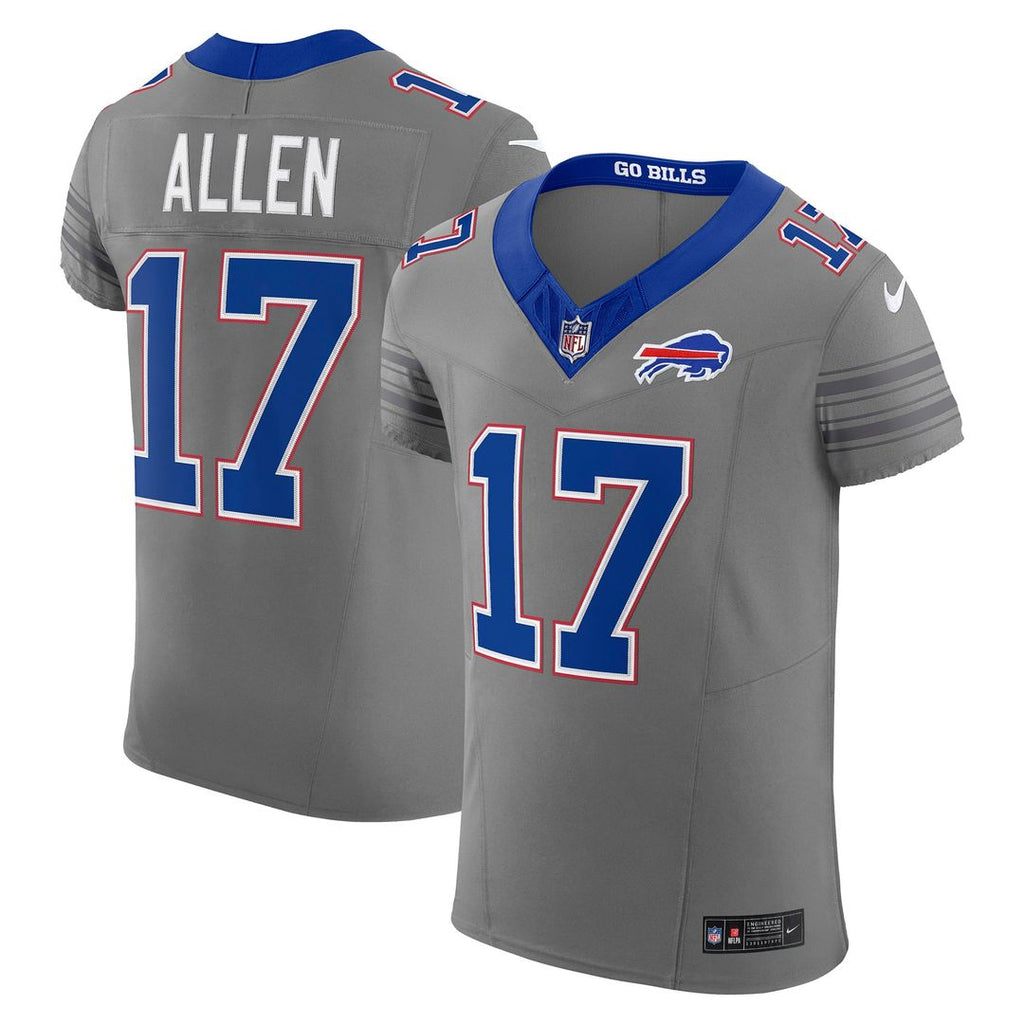Josh Allen Buffalo Bills Nickel City Vapor F.U.S.E. Elite Jersey - Gray