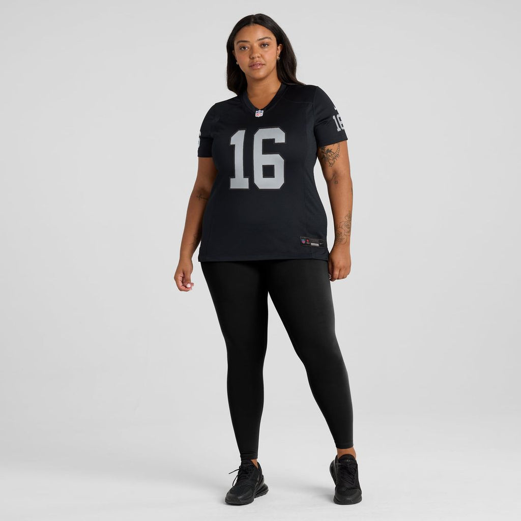Jim Plunkett Las Vegas Raiders Women's Game Retired Player Jersey - Black